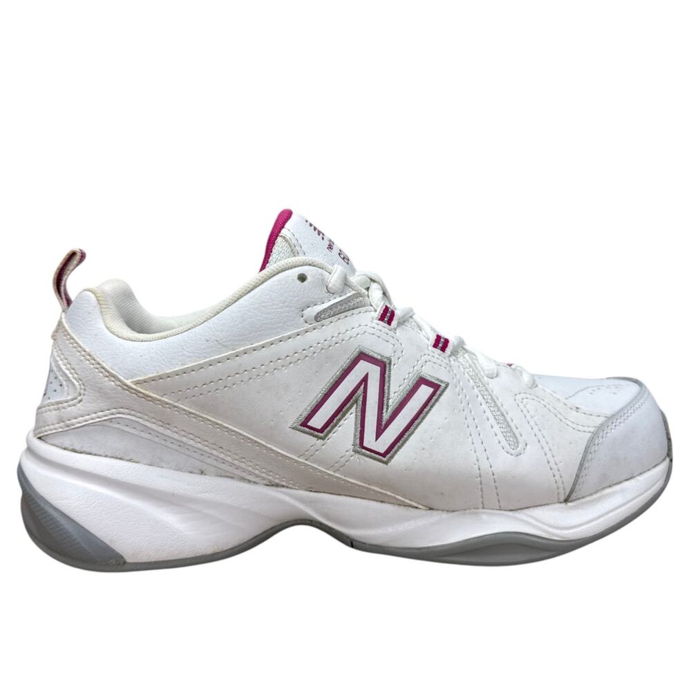 New Balance 608v4 Women Size 9 D Wide White Pink Shoes WX608V4P
